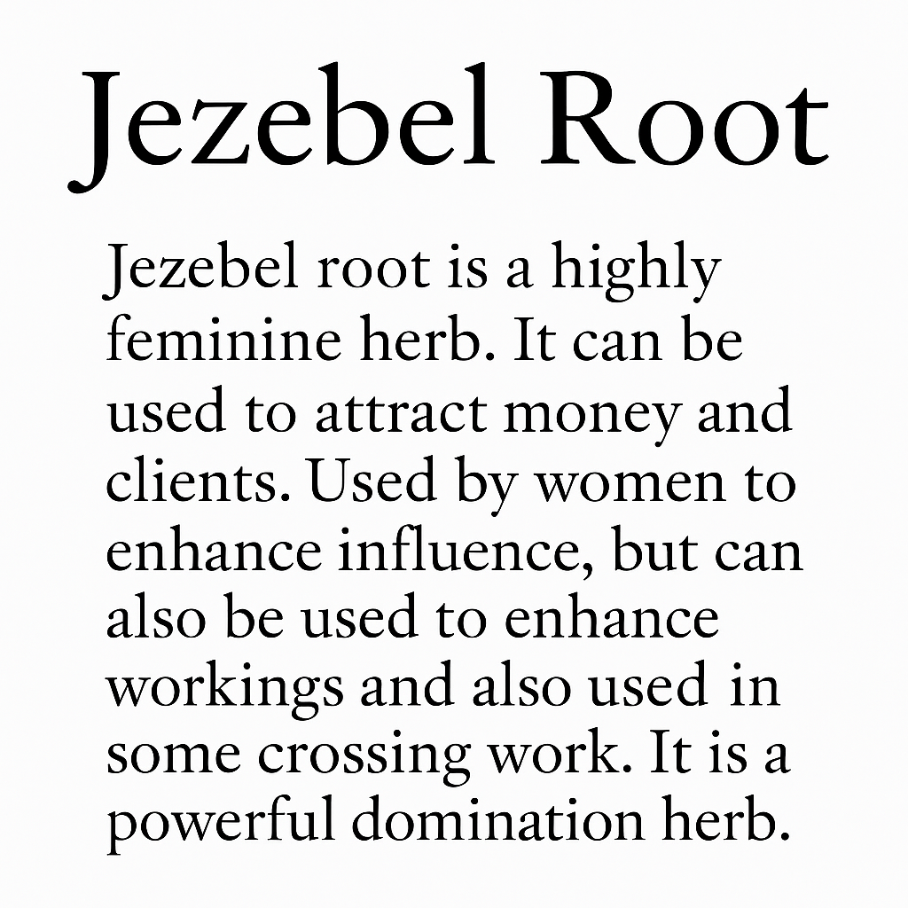 Jezebel Root 1oz